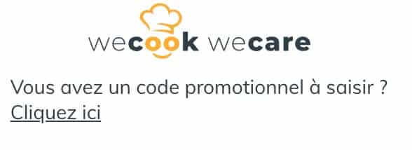 code promo WeCook